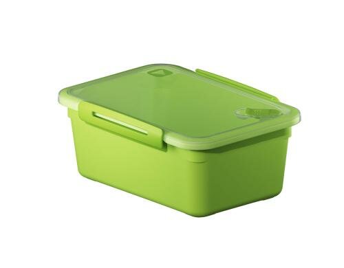 Rotho Mikrowellendose Memory Apple 2.0 L grün, 230x160x95 mm