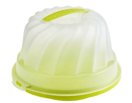 Rotho Kuchenbehälter Gugelhupf Fresh Lime 305x285x175 mm