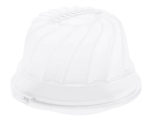 Rotho Kuchenbehälter Gugelhupf Fresh weiss 305x285x175 mm