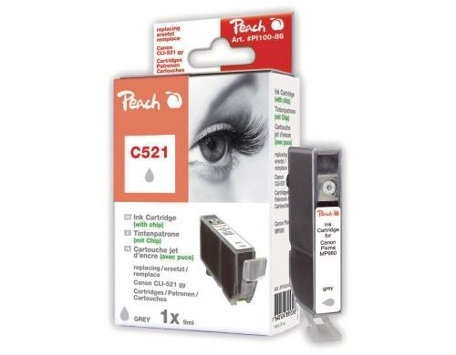 Peach Tinte Canon CLI-521XL grey 10ml