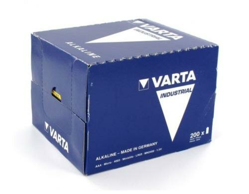 VARTA Industrial Batterie AAA, 1.5V, 200Stk Varta AAA 200er Pack