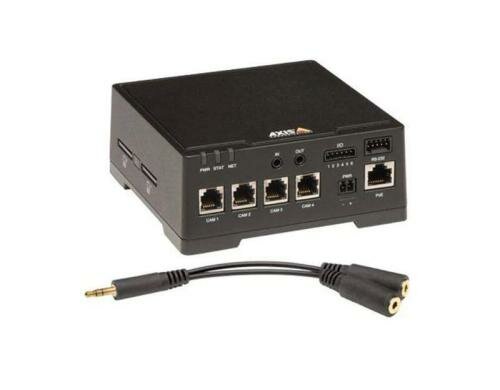 AXIS F44 Dual Audio Haupteinheit HDTV 1080p, Dual Audio, für 4 Sensoren, POE