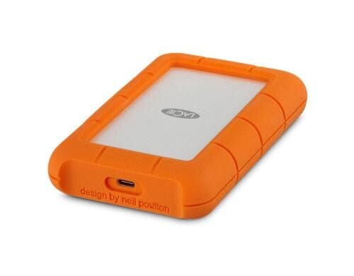 HD LaCie Rugged USB-C 2.5 1TB USB 3.0 Typ C, silber/orange