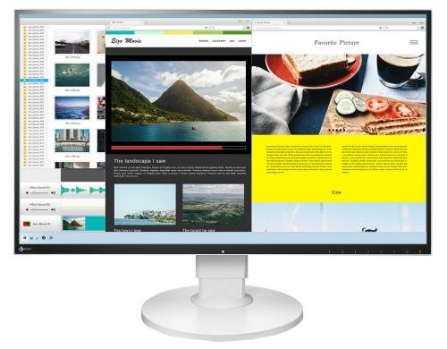 EIZO EV2780W-Swiss Edition 27 weiss 2560x1440, 16:9, USB-C, Randloses Display