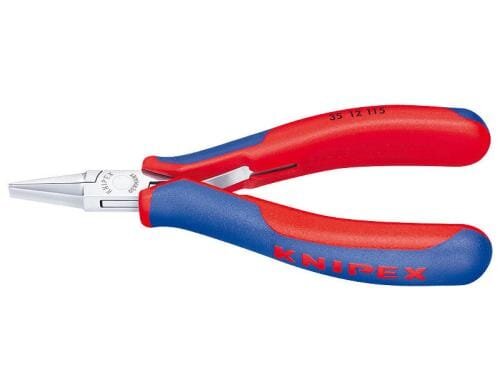 Knipex Elektronik-Greifzange 115 mm flache, breite Backen