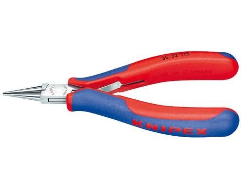 Knipex Elektronik-Greifzange 115 mm runde, spitze Backen
