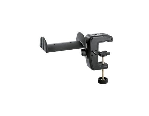 K&M 16085, Kopfhörerhalter mit Tischklammer, schwarz