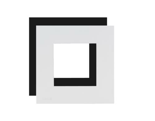 AUDAC CF45S/B FRAME SINGLE 45 X 45 MM B