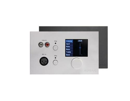 AUDAC DW5066/B DIGITAL ALL-IN-ONE WALL PANEL Black