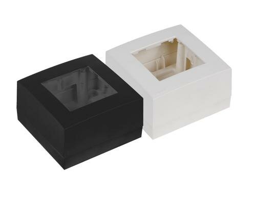 AUDAC WB45S/B SURFACE MOUNT BOX SINGLE Black