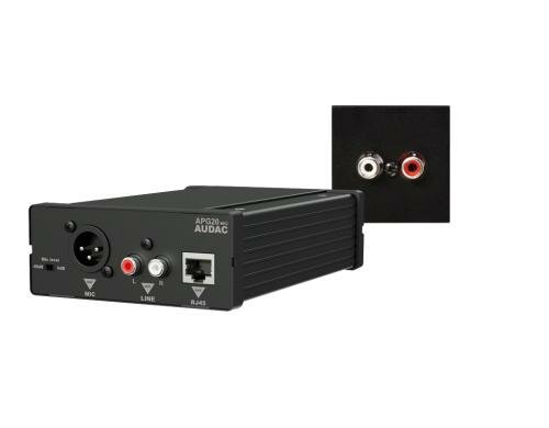 AUDAC WP45L/W RECEIVER+WALL PANEL SETWhite