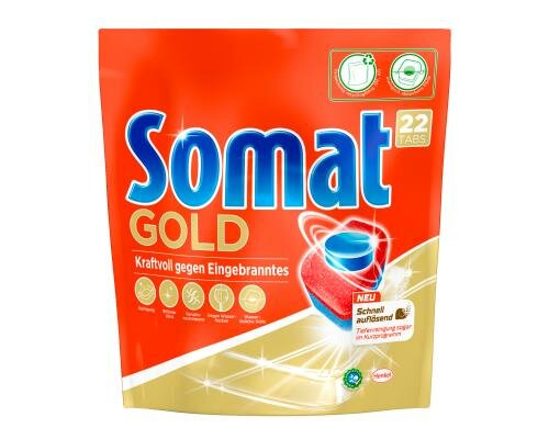 Somat Geschirrspültabs 12 Gold Inhalt 22 Stück