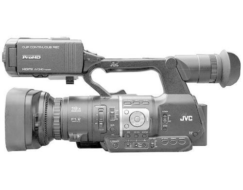 JVC Camcorder GY-HM360E schwarz Full HD 1/2.33 CMOS 18.9 Mio.