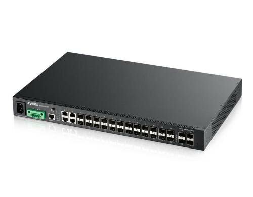 Zyxel MGS3750-28F, 28Port-Switch, 10G opt. 19, 24xSFP, Layer 2 managed