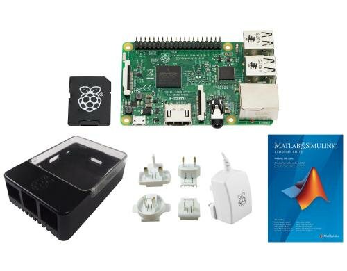 Raspberry Pi 3 Typ B Mathworks Starterkit inkl. Pi 3, 16GB, Case, NT, Mathworks