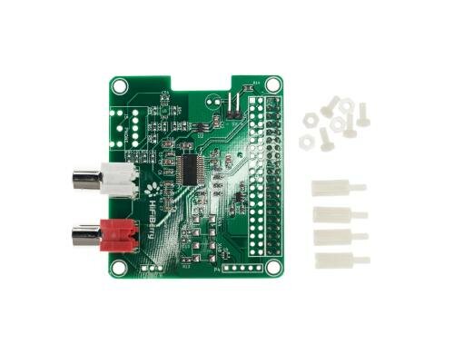 Adafruit HiFiBerry DAC+ HAT, RCA 192kHz/24bit High-quality Burr-Brown DAC