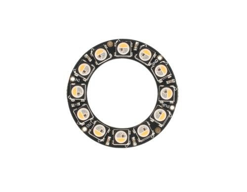 Adafruit NeoPixel Ring 12x 5050 RGBW LED Warmweiss, integrierte Treiber