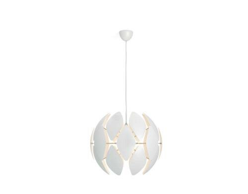 Philips MyLiving Pendelleuchte Chiffon 60cm 40933/31/PN, 1x E27, weiss, IP20
