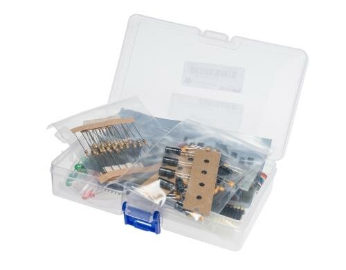 Adafruit Parts Pal: Prototyping Boxkit LEDs, Transistoren, Schalter etc..