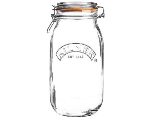 Kilner Einmachglas rund 2 Liter Clip-Deckel mit Dichtung