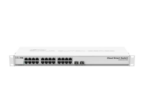 MikroTik CSS326-24G-2S+RM:L3 Smart Switch 24x1Gbps, 2xSFP+, 19Rackmount, SwOS