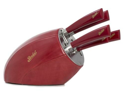 Berkel Messerblock mit 5 Messern rot