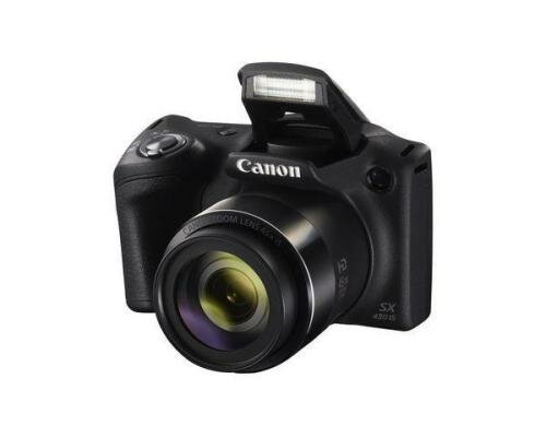 Canon PowerShot SX430 IS schwarz, 20 MP 45x opt. Zoom (24-1080mm), 3 LCD-TFT