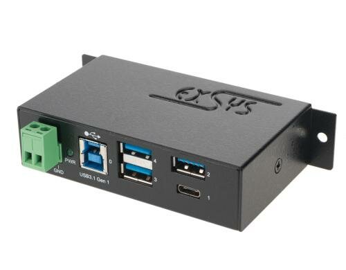 exSys EX-1194HMS, 4x USB 3.0 / 3.1 HUB mit 7 Ports, CDP + DCP Modus, 7 - 48V