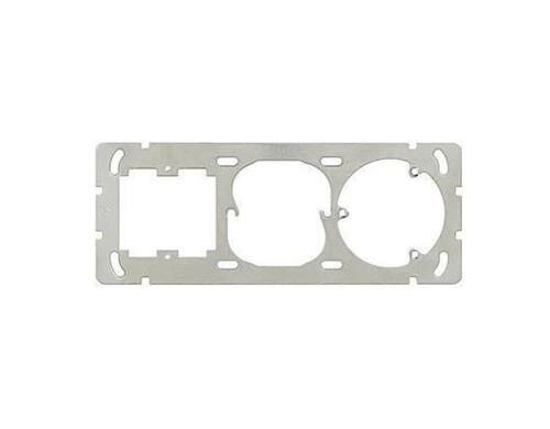 Befestigungsplatte 1x3 für Apparate R&M freenet + 3xT13 + Standard