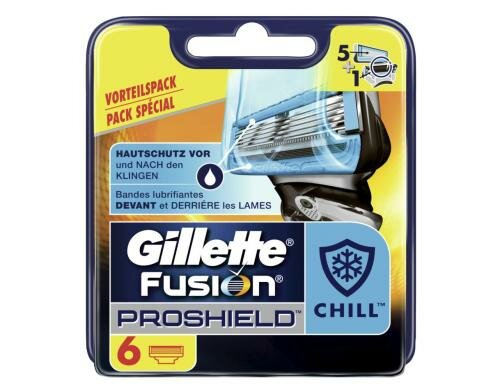Gillette Klingen Fusion5 ProShield Chill 6 6 Stück