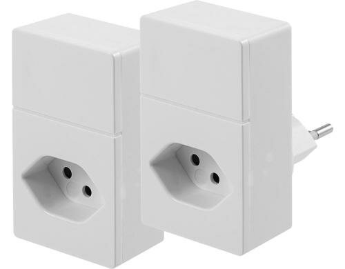 STEFFEN WiFi Pilot Schaltzwischentecker Set mit 2 Steckern