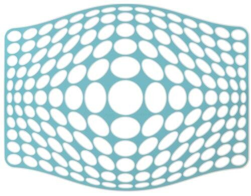 SiliconeZone Abtropfmatte gross blau Silikon, Grösse 42x32x0.3cm