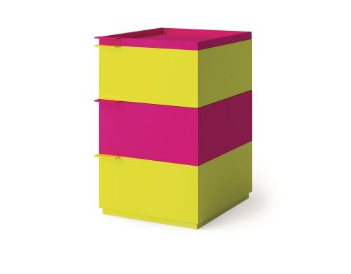 SiliconeZone Eiswürfelbox Combo gelb/pink Silikon, für Eiswürfel und Eissticks