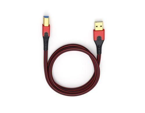 Oehlbach Evolution B3 USB3-Kabel: 1 Meter USB3, A - B, vergoldet,Vollschirmung