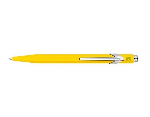 Caran dAche Kugelschreiber 849 gelb mit Goliath Patrone blau M