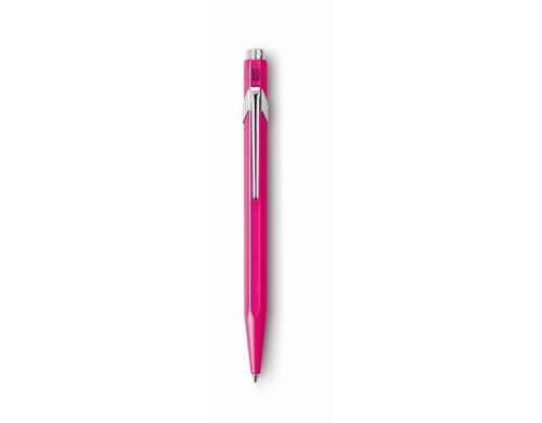 Caran dAche Kugelschreiber 849 purpur fluo mit Goliath Patrone blau M