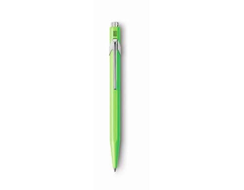 Caran dAche Kugelschreiber 849 grüngelb fluo mit Goliath Patrone blau M