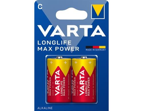 Varta Longlife Max Power C 2er Bli