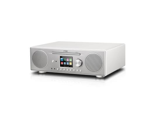 P TEC Pilatus, DAB+ und Internetradio Silber/Weiss, Bluetooth, WLAN, CD, USB