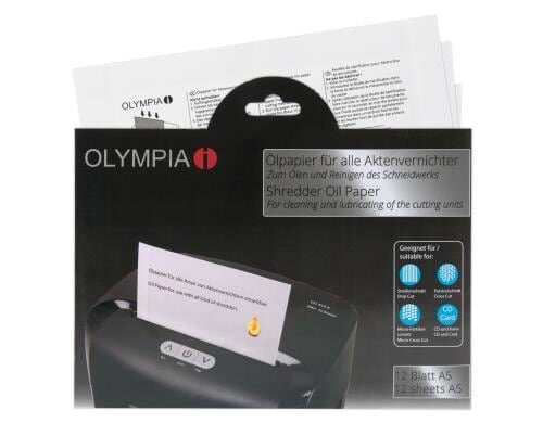 Olympia Ölpapier, 12 Blatt A5