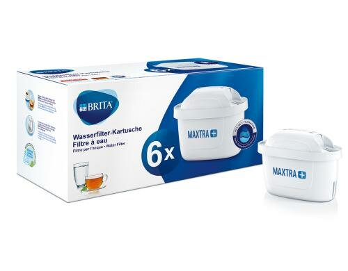 Brita Kartuschen 6er Pack Maxtra+ Einsetzbar in allen Brita Tischwasserfilter