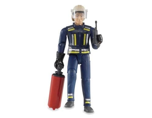 Bruder Spielwaren Feuerwehrmann Feuerwehrmann mit Helm, Handsch., Zubehö