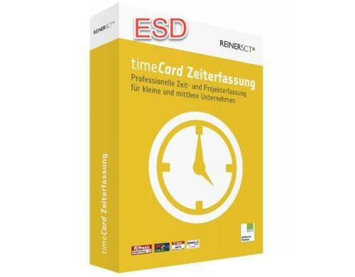 ReinerSCT timeCard 6 Zeit Basislizenz ESD Grundversion inkl. 5 MA, ESD