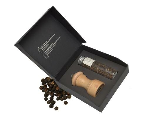 Peugeot Bistro Pfeffermühlenset mit Pfeffer Naturhell, 10cm