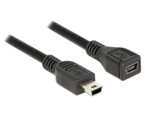 USB2.0-Verlängerungskabel MiniB-MiniB, 1m