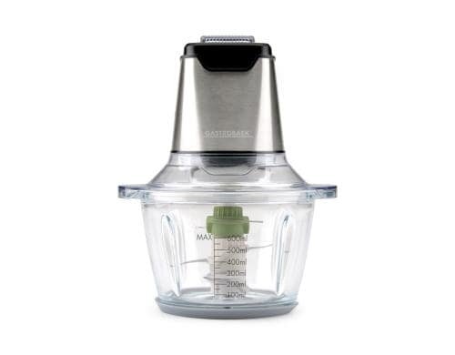 Gastroback Design Mini Chopper Plus 1,2 Liter Glasbehälter mit Griffen