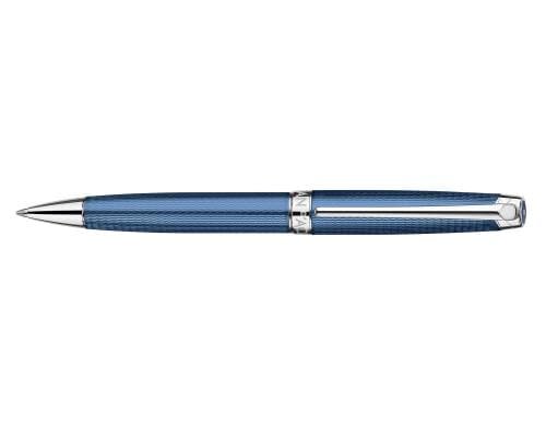 Caran d`Ache Kugelschreiber Léman Grand Bleu mit Goliath Patrone blau M