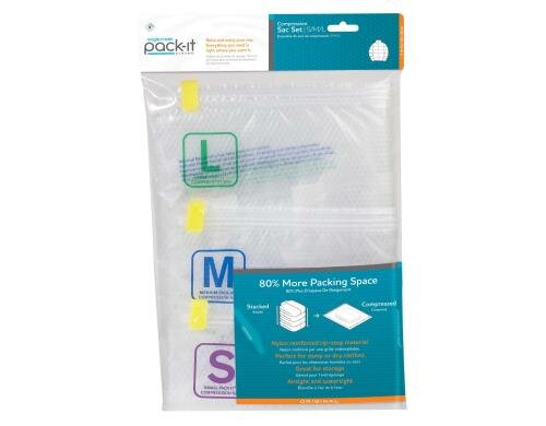 Eagle Creek Pack-It CompressionSac Set SML S: 2.5 Liter, M: 6 Liter, L: 13 Liter
