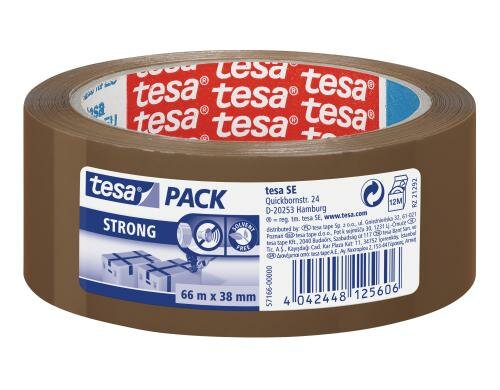 tesapack strong Paketband braun, 66m x 38mm