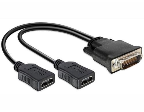 Delock DMS-59 zu 2x HDMI Adapter, 20cm